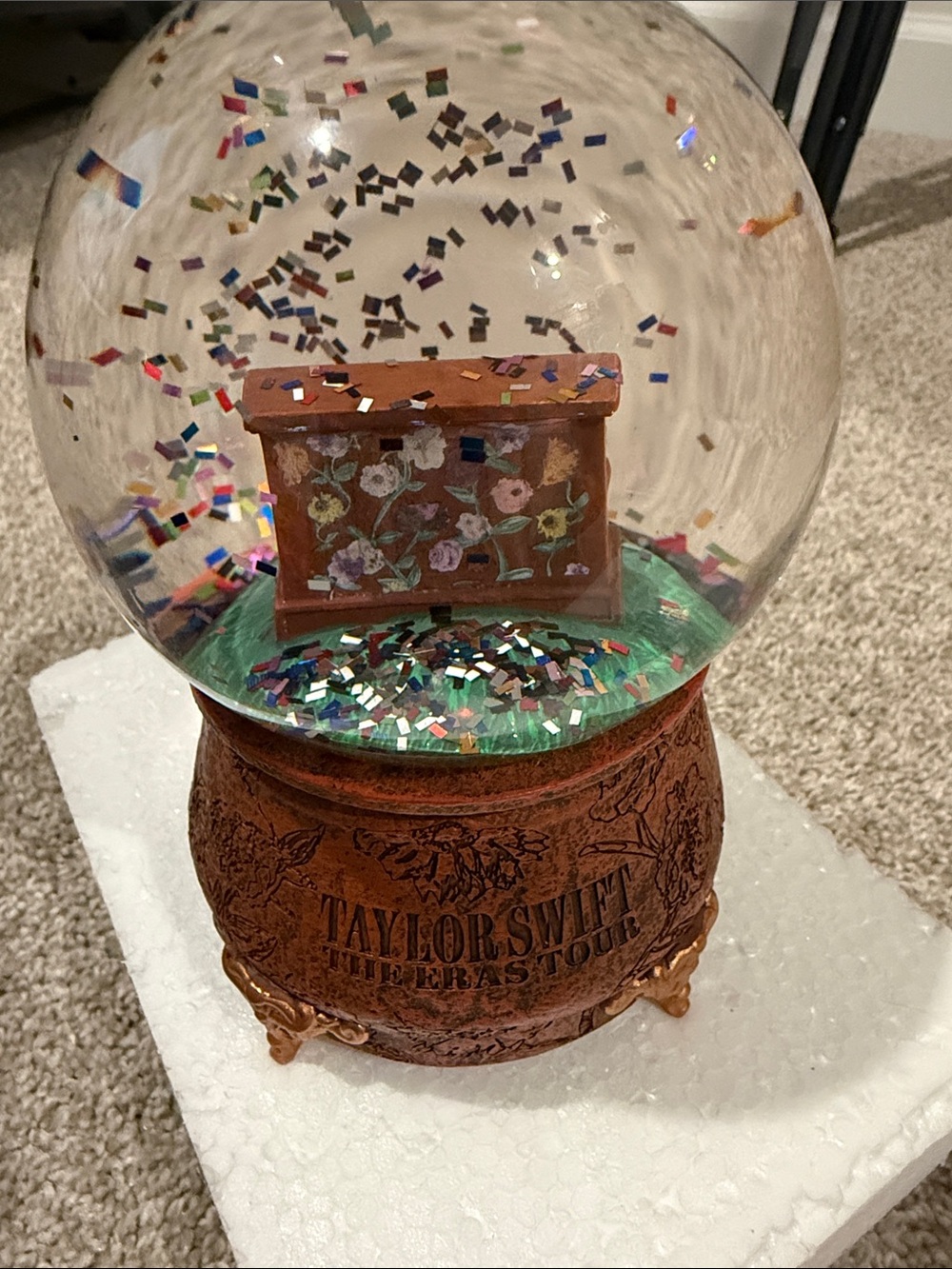 RARE Taylor Swift Eras Tour Piano Snow Globe